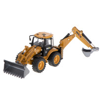 Koparka ładowarka metalowa h-toys 1704 skala 1:50 z ruchomymi łyżkami