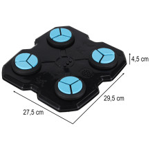Tarcza bokserska ścienna LED bluetooth USB z rękawicami KX3006