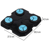 Tarcza bokserska ścienna LED bluetooth USB z rękawicami KX3006