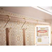 Drewniana kuchnia dla dzieci retro BOHO 100cm z akcesoriami