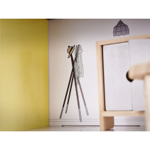Drewniany domek dla lalek z mebelkami 70 cm, szary MDF