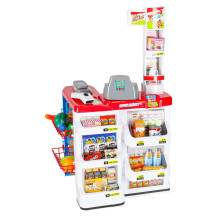 Sklep dla dzieci supermarket z wózkiem i akcesoriami KX6394