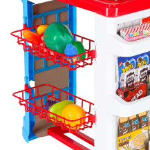 Sklep dla dzieci supermarket z wózkiem i akcesoriami KX6394