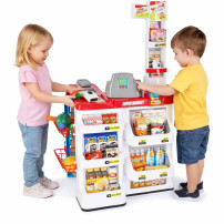 Sklep dla dzieci supermarket z wózkiem i akcesoriami KX6394