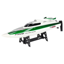 Łódź zdalnie sterowana RC FT009 zielona 30 km/h, zasięg 150 m