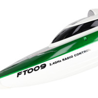 Łódź zdalnie sterowana RC FT009 zielona 30 km/h, zasięg 150 m