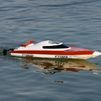 Łódź zdalnie sterowana RC FT009 pomarańczowa 30 km/h