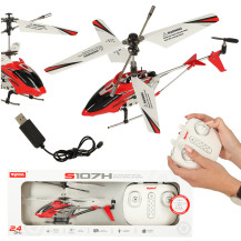 Helikopter RC syma S107H 2.4ghz czerwony - zdalnie sterowany