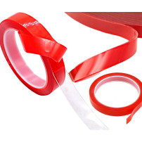 Taśma dwustronna akrylowa 10mm x 3m, mocna i transparentna