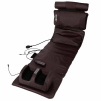 Masażer pleców shiatsu z podgrzewaniem i pilotem - mata masująca
