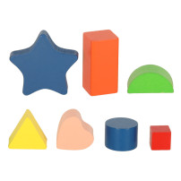 Wieża edukacyjna drewniana XXL 71 cm - sorter kształty i liczenie