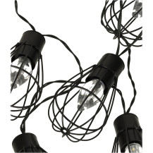 Solarna girlanda ogrodowa loft 10 LED, IP65, 3,8 m