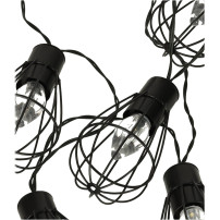 Solarna girlanda ogrodowa loft 10 LED, IP65, 3,8 m
