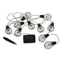 Solarna girlanda ogrodowa loft 10 LED, IP65, 3,8 m