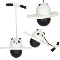 Skoczek pogo jumper dla dzieci IKONKA biało-czarny 6+