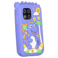 Smartfon dla dzieci IKONKA niebieski dinozaur, karta 8GB