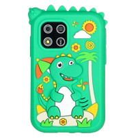 Smartfon dla dzieci IKONKA zielony dinozaur, aparat, karta 8GB