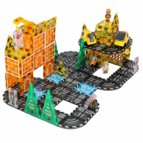 Klocki magnetyczne 3D budowa maszyny budowlane 92 el. ikonka