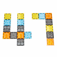 Klocki magnetyczne 3D budowa maszyny budowlane 92 el. ikonka