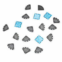 Klocki magnetyczne 3D budowa maszyny budowlane 92 el. ikonka