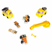 Klocki magnetyczne 3D budowa maszyny budowlane 92 el. ikonka