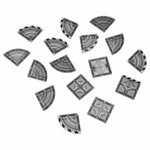 Klocki magnetyczne 3D straż pożarna IKONKA 92 elementy