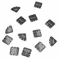 Klocki magnetyczne 3D straż pożarna ikonka 48 elementów