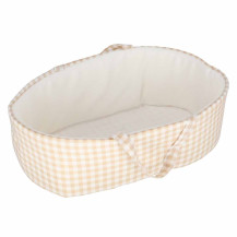 Lalka bobas niemowlak z nosidełkiem i maskotką królik IKONKA 38 cm
