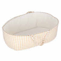 Lalka bobas niemowlak z nosidełkiem i maskotką królik IKONKA 38 cm