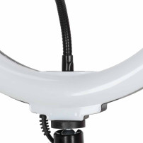 Lampa pierścieniowa LED RGB IKONKA na statywie do selfie