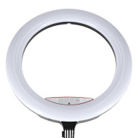 Lampa pierścieniowa LED RGB IKONKA na statywie do selfie