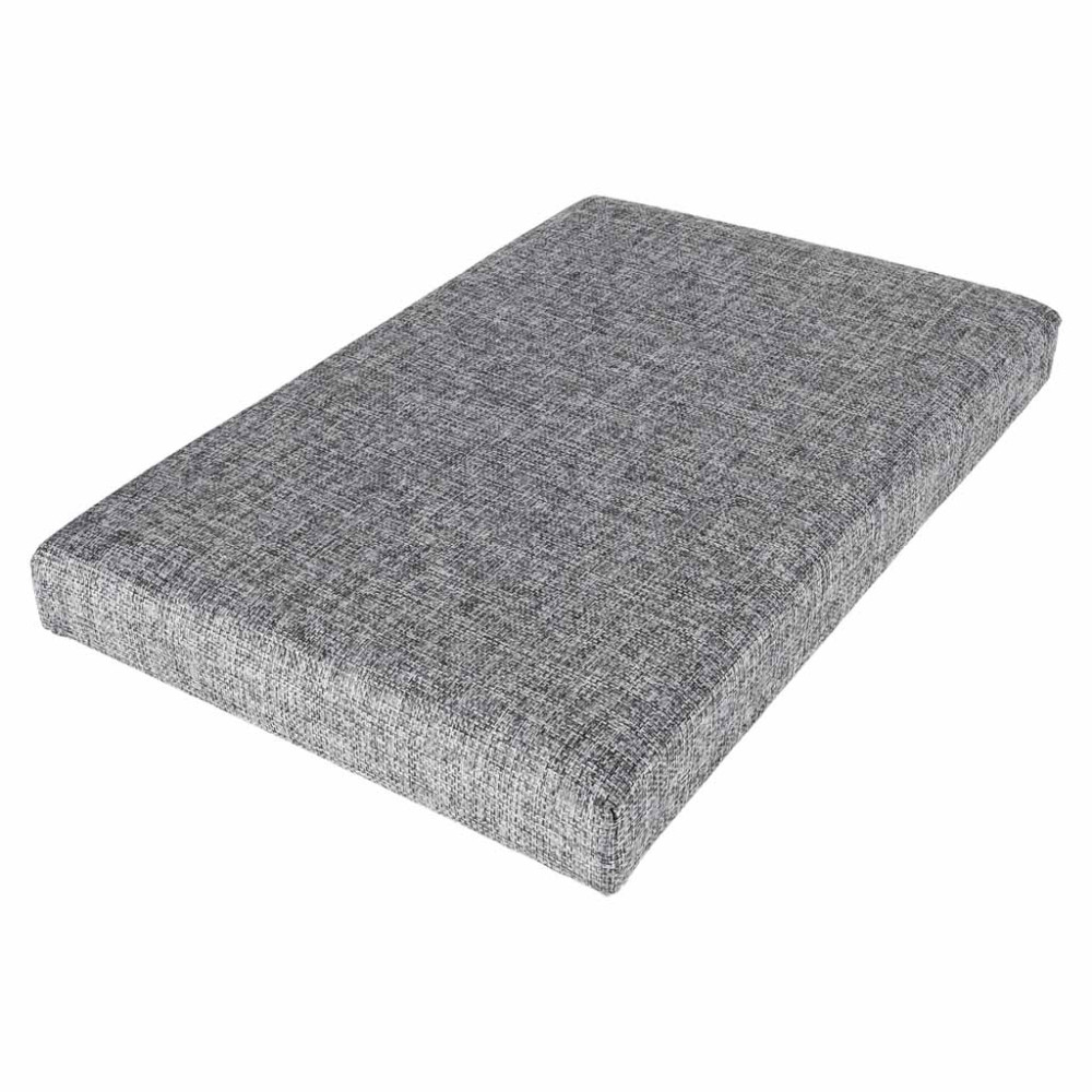 Pufa ze schowkiem składana 50x31x31 cm szara - ikonka