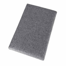 Pufa ze schowkiem składana 50x31x31 cm szara - ikonka