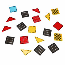 Klocki magnetyczne 3D ikonka 90 elementów - budowa konstrukcyjna
