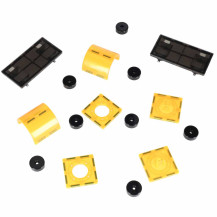 Klocki magnetyczne 3D ikonka 90 elementów - budowa konstrukcyjna
