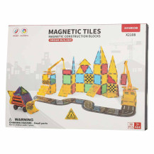Klocki magnetyczne 3D ikonka 90 elementów - budowa konstrukcyjna