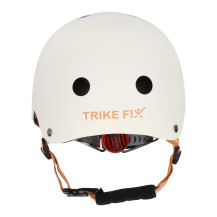 Kask rowerowy trike fix dziecięcy LED regulowany 48-54cm beżowy