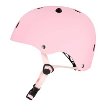 Kask rowerowy dziecięcy trike fix LED regulowany 48-54 cm różowy