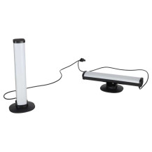 Lampki biurkowe LED RGB gaming IKONKA - zestaw 2 szt. z pilotem