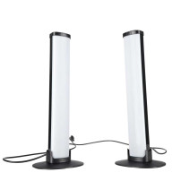 Lampki biurkowe LED RGB gaming IKONKA - zestaw 2 szt. z pilotem