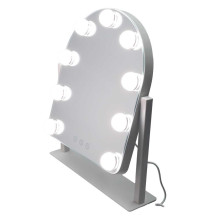 Lusterko do makijażu LED IKONKA - 9 żarówek podświetlanych