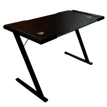 Biurko gamingowe LED RGB 120x60 cm z uchwytami - IKONKA HOME
