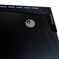 Biurko gamingowe LED RGB 120x60 cm z uchwytami - IKONKA HOME
