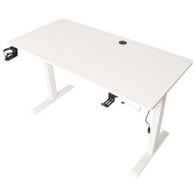 Biurko elektryczne regulowane 120x60 cm białe - ikonka home