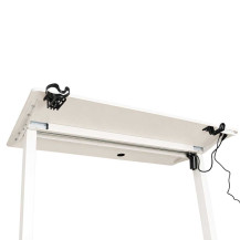 Biurko elektryczne regulowane 120x60 cm białe - ikonka home