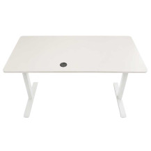 Biurko elektryczne regulowane 120x60 cm białe - ikonka home