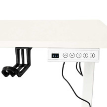 Biurko elektryczne regulowane 120x60 cm białe - ikonka home