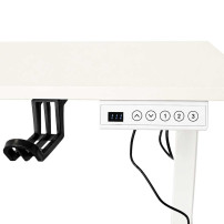 Biurko elektryczne regulowane 120x60 cm białe - ikonka home