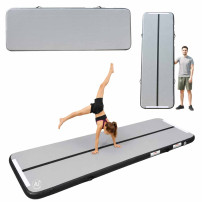 Air track mata gimnastyczna 300x100 cm szara - ikonka