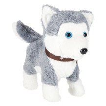 Piesek interaktywny husky na smyczy - chodzi i szczeka